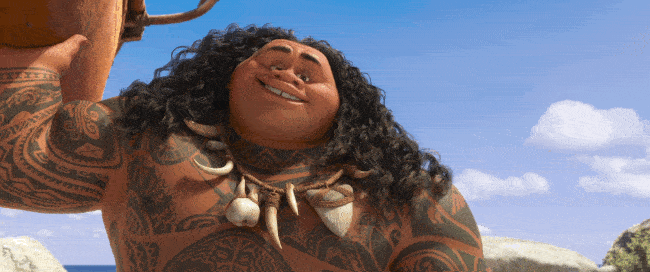 Maui est un personnage qui a trop d'orgueil mais arrive à changer
